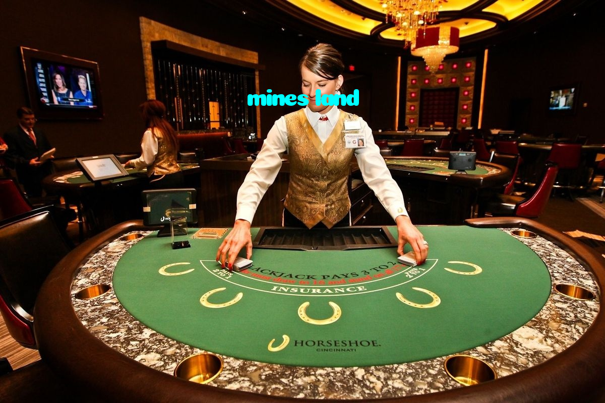 mines land casino presented on mobile device in Pakistan with slots and live games